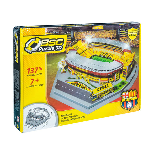 Barcelona Sporting Club Centennial Fan Bundle – Official Jersey + 3D Stadium Puzzle