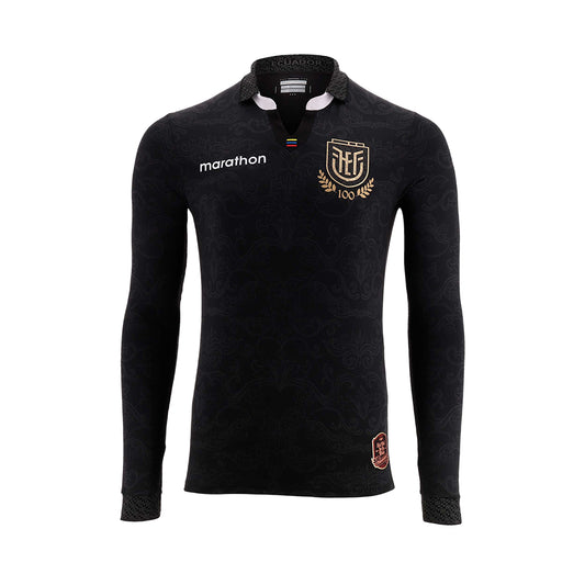Official Ecuador FEF 100th Year Goalie 1 Jersey Limited Centennial Edition Men's Long Sleeve