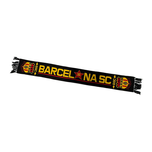 Barcelona Sporting Club Handcrafted Scarf - Black Edition
