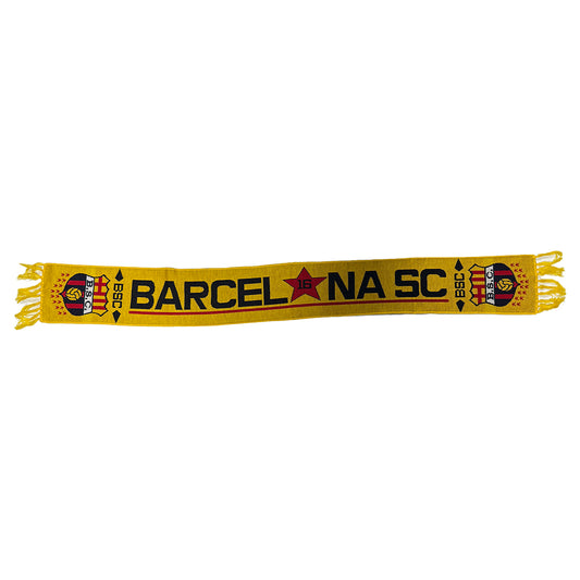 Barcelona Sporting Club Handcrafted Scarf - Yellow Edition