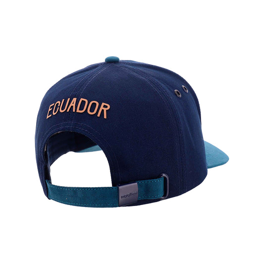 Official Ecuador National Team 2026 Cap – Navy, Blue & Copper Snapback by Marathon Sports