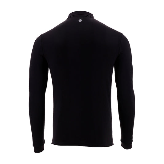 Camiseta Oficial Ecuador FEF 100 Años Manga Larga – Edición Limitada Centenario Negra para Hombre