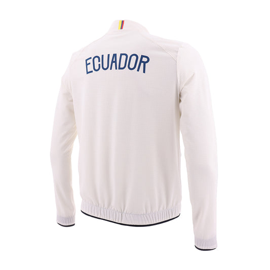 Chompa Oficial de Cancha Ecuador 2026 World Cup - Marathon Sports Blanca - Mujer