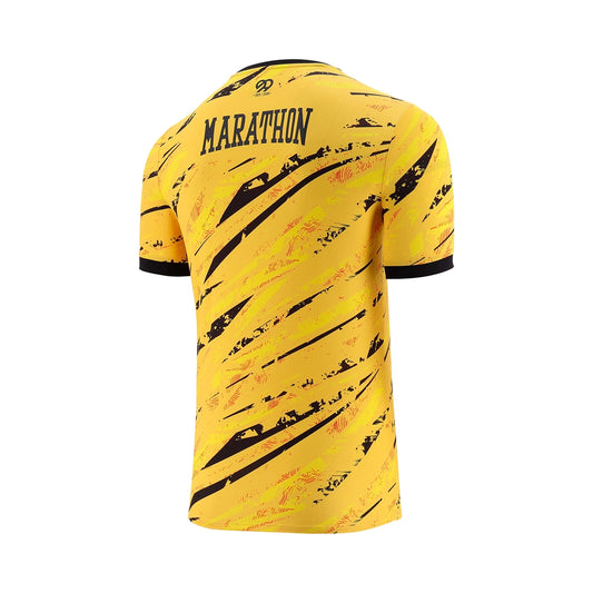 Barcelona Sporting Club Ecuador men's 99th anniversary pre-match t-Shirt yellow/black