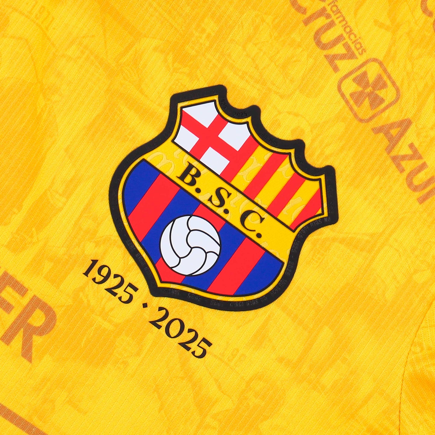 Camiseta Conmemorativa Centenario Barcelona SC – Edición 100 Años Con Sponsors