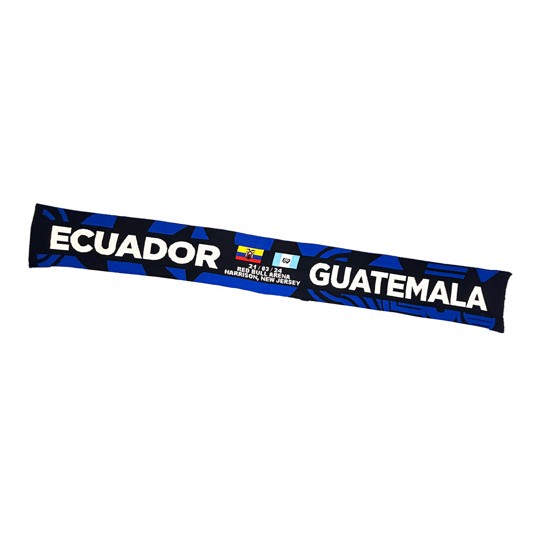 Ecuador vs. Guatemala Commemorative Scarf (Classic Blue Edition)
