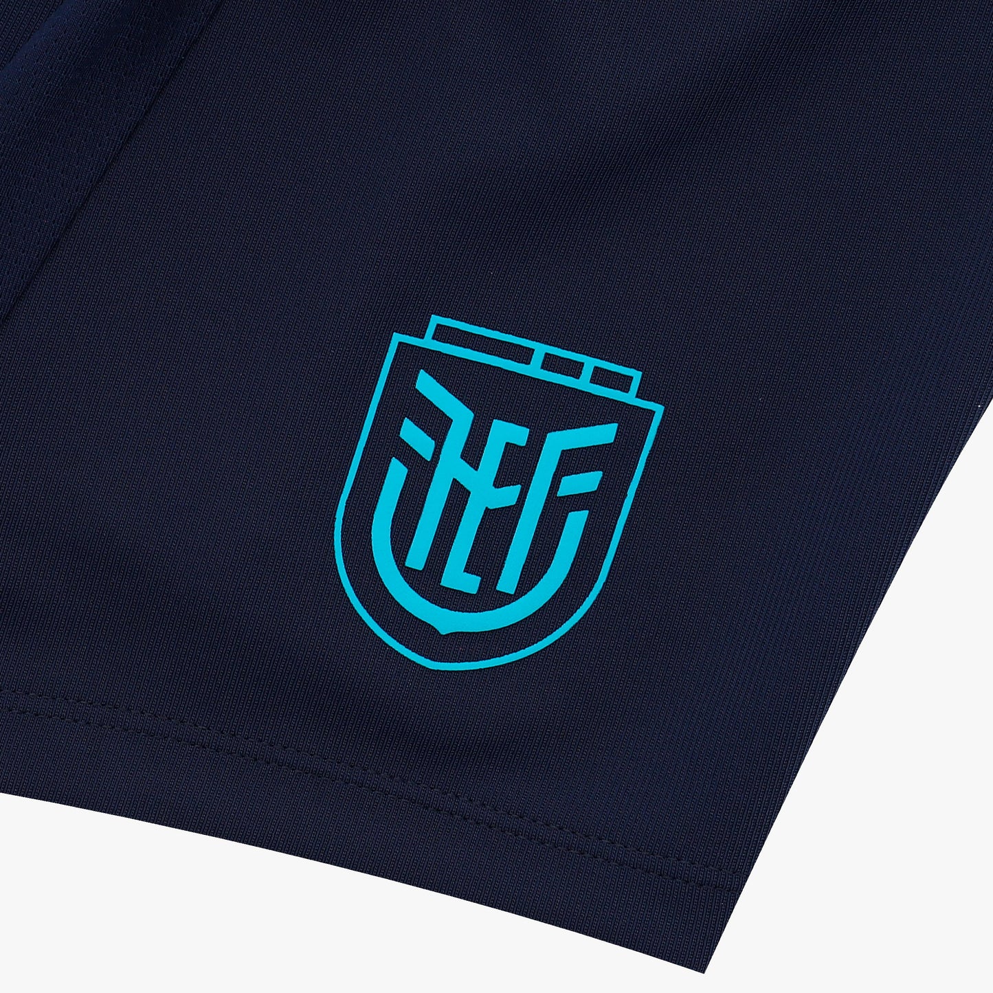 Official FEF Ecuador National Team Training Shorts - Turquoise Emblem