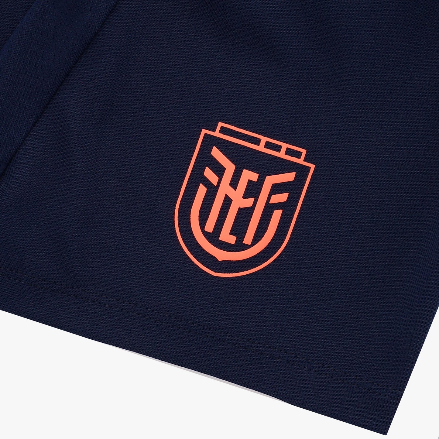 Official FEF Ecuador National Team Training Shorts - Coral Emblem