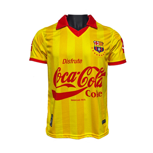 Barcelona sporting club ecuador 1989 men's retro jersey