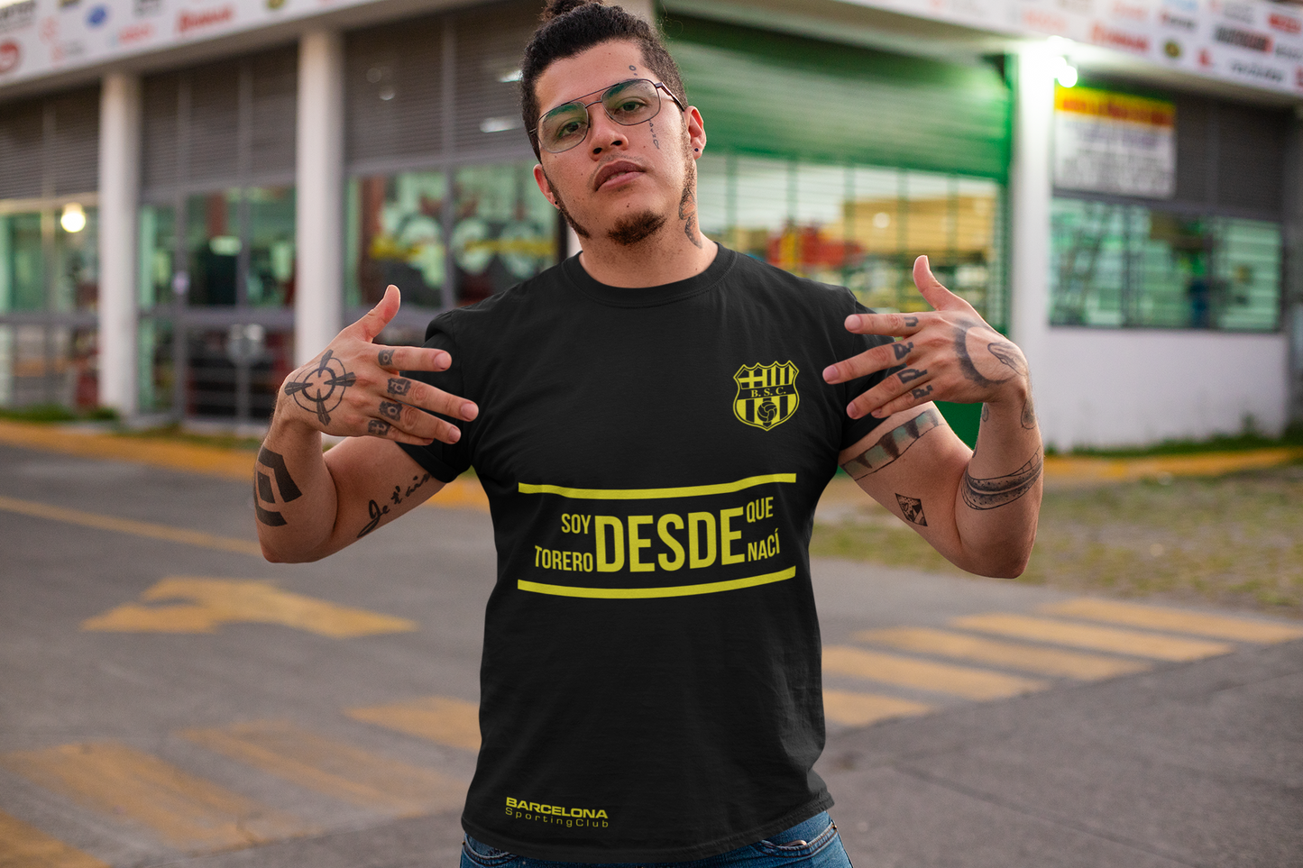 Camiseta unisex algodon Barcelona Sporting Club