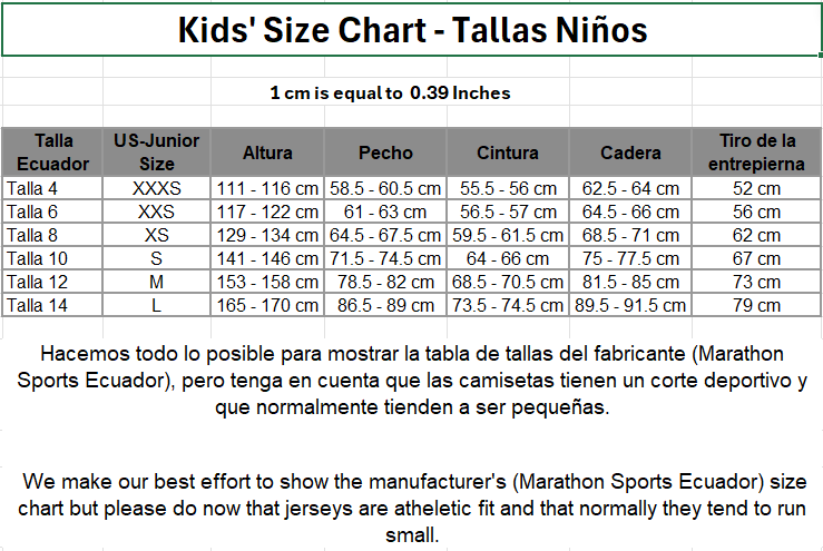 Official Ecuador FEF 100th Year Jersey Limited Black Edition Kids'