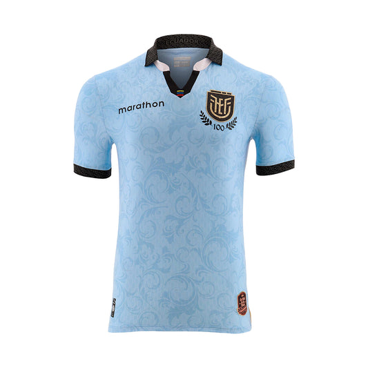 Camiseta oficial de portero 2 de la FEF Ecuador 100 años, edición limitada del centenario, para hombre