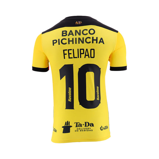 Camiseta oficial Barcelona Sporting Club Ecuador edición centenario Felipao 2025 hombre