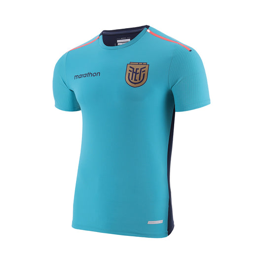 Camiseta oficial de la selección nacional de fútbol de Ecuador pre-match 3 Hombre