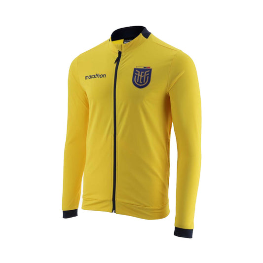 Official ecuador soccer fan edition jacket 2026 qualifiers men's yellow