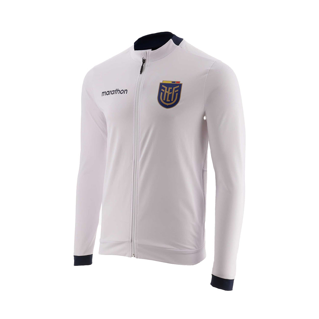 Official ecuador soccer fan edition jacket 2026 qualifiers men's white