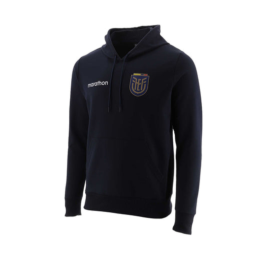 Sudadera deportiva oficial de maratón de la selección nacional de fútbol de Ecuador para hombre color gris