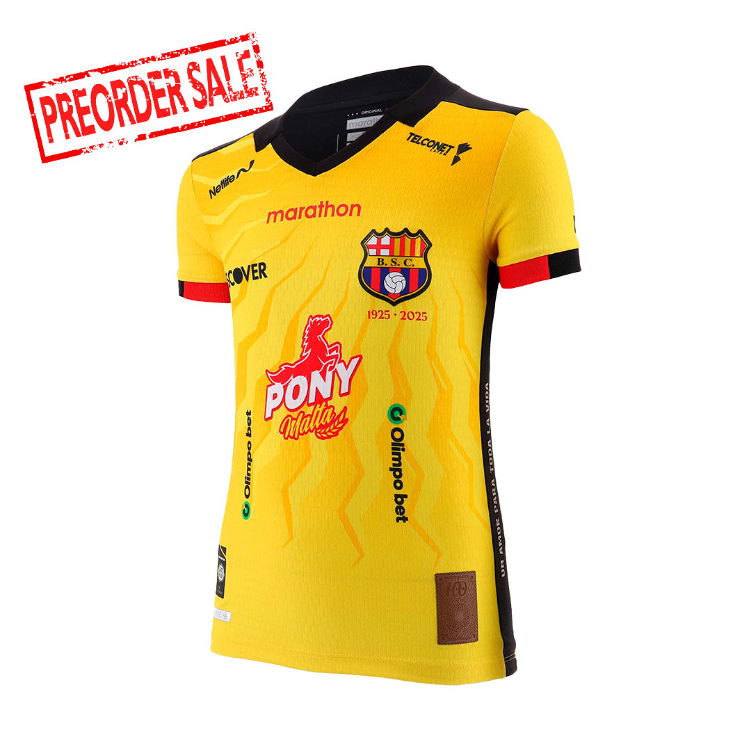 Official barcelona sporting club ecuador 2025 centennial edition babies jersey