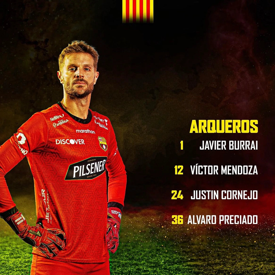 Camiseta Arquero 2 Barcelona Sporting Club Ecuador 2023 Hombre
