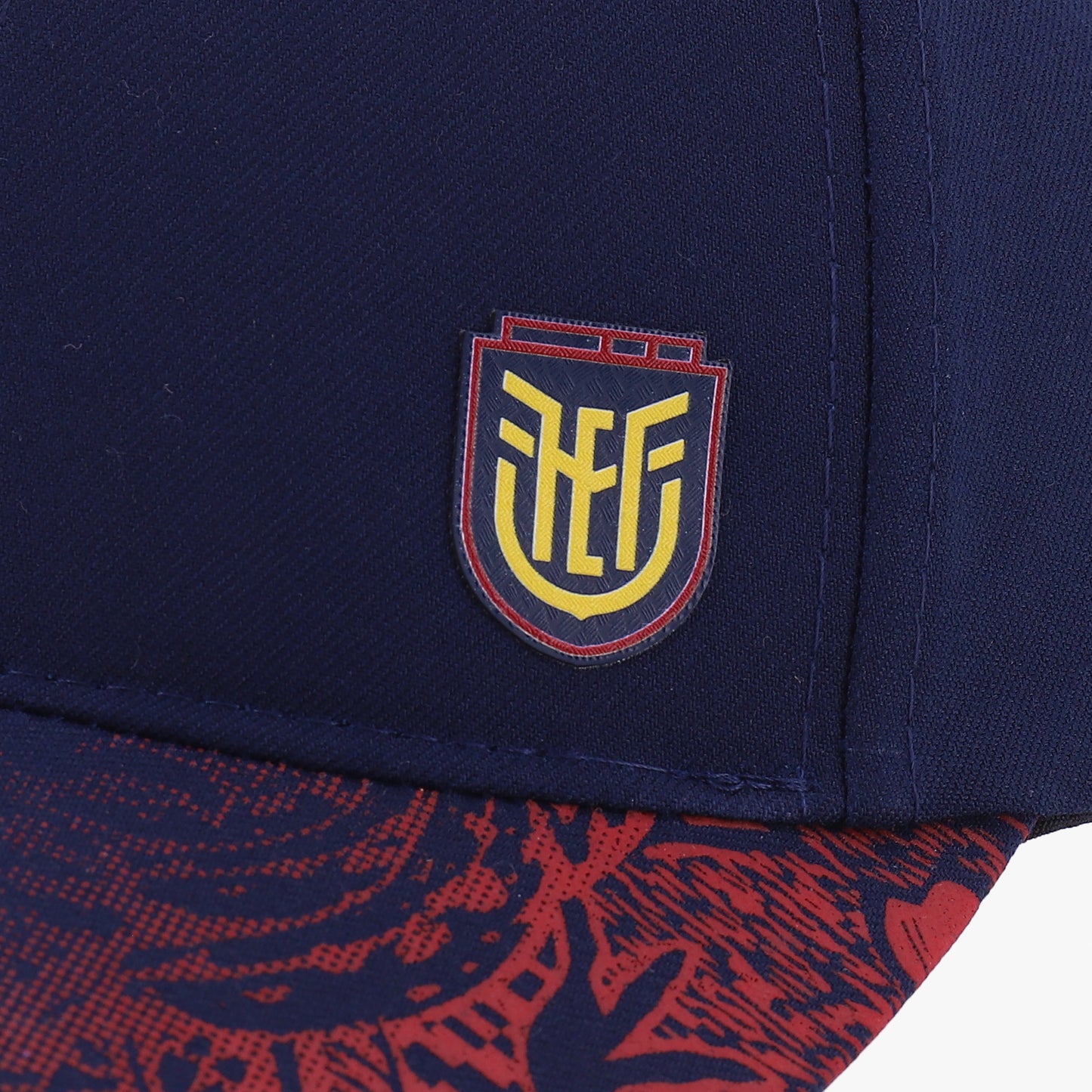 Official Ecuador National Team 2026 Cap – Navy Blue & Graphic Red Brim by Marathon Sports
