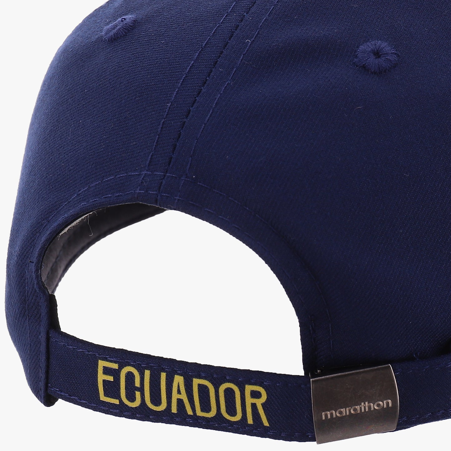 Official Ecuador National Team 2026 Cap – Navy Blue & Graphic Red Brim by Marathon Sports