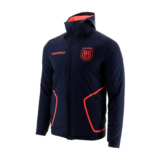 Official Ecuador Soccer Thermal Jacket 2026 Qualifiers Men's Navy Blue