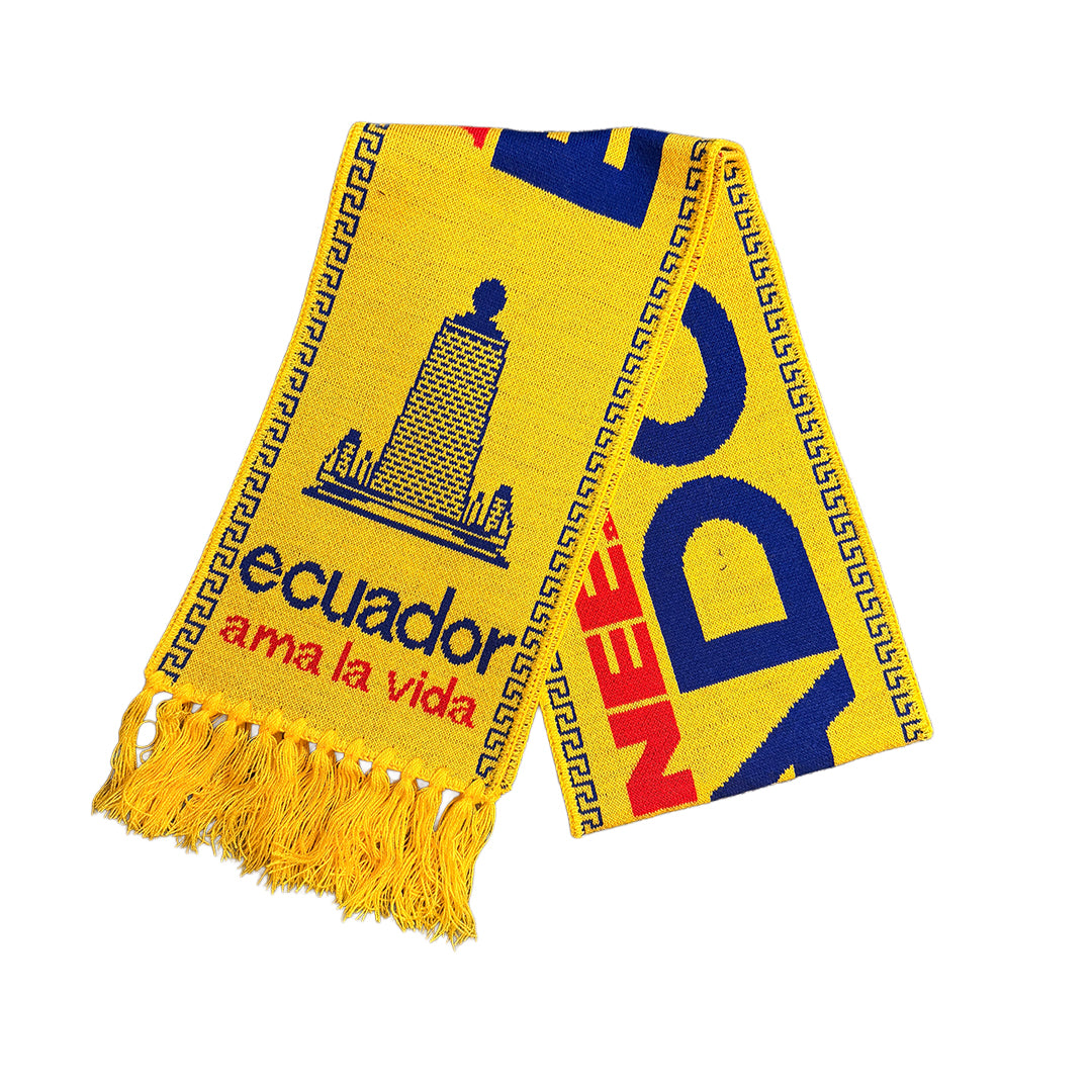 Bufanda Artesanal "All You Need Is Ecuador" – Edición Sol Dorado – BSC ...