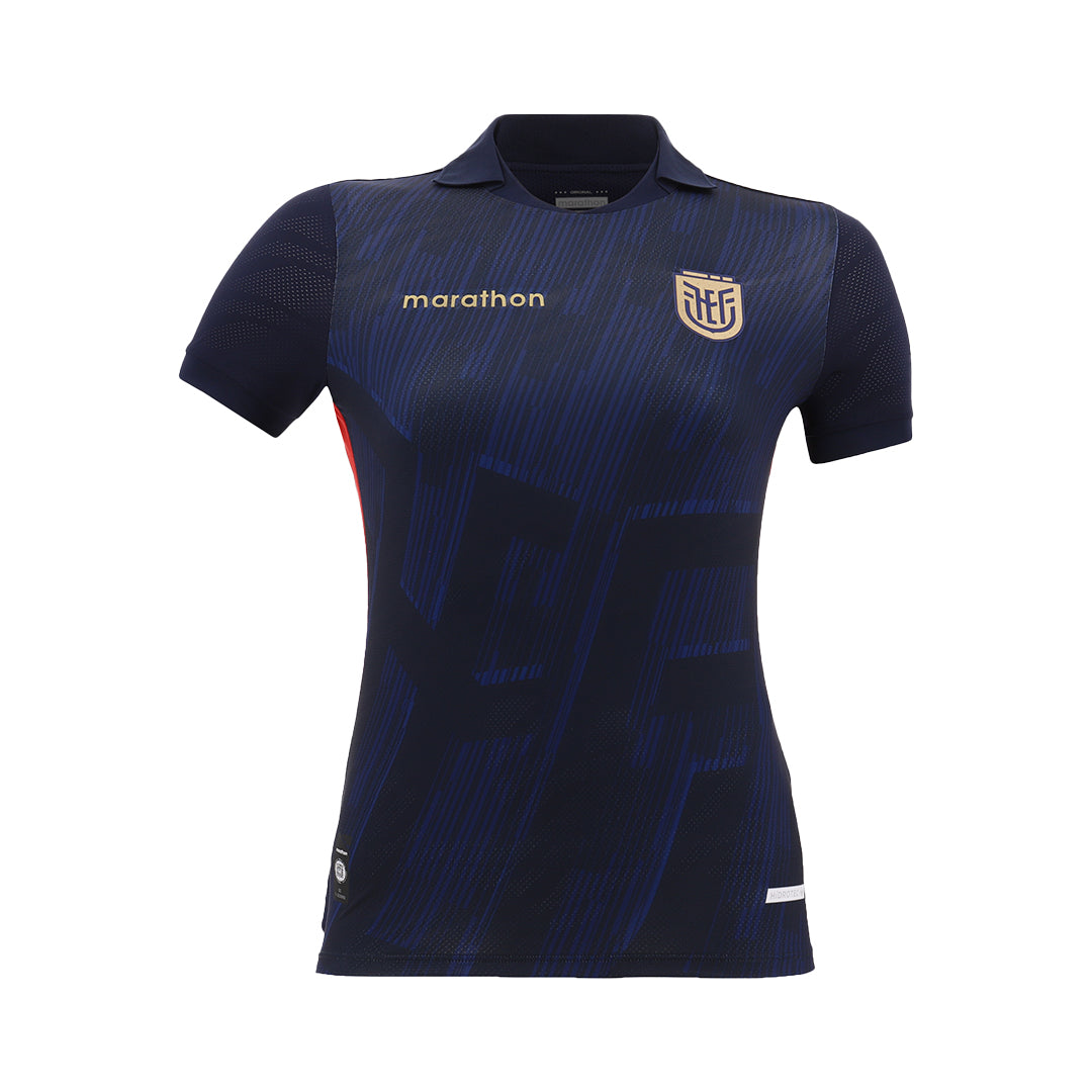 Camiseta de visitante femenina de la selección nacional de fútbol de Ecuador eliminatorias 2026