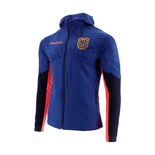 Official Ecuador Soccer Training Jacket 2026 Qualifiers Men Blue