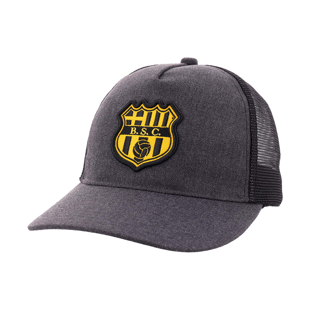 Official Barcelona Sporting Club "Street" Trucker Hat – Charcoal & Yellow