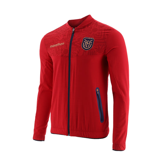 Official Ecuador 2026 World Cup Men's Track Jacket - Marathon Sports Red National Team Gear