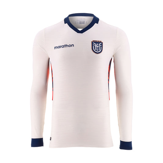 Official Ecuador Authentic 2026 World Cup Away 2 Jersey Men's Long Sleeve - Marathon Sports National Team Gear