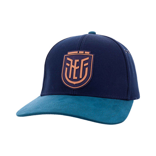 Official Ecuador National Team 2026 Cap – Navy, Blue & Copper Snapback by Marathon Sports