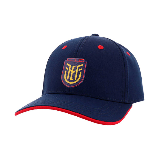 Official Ecuador National Team "Dark Navy Blue" Snapback – Deep Blue & Red Visor
