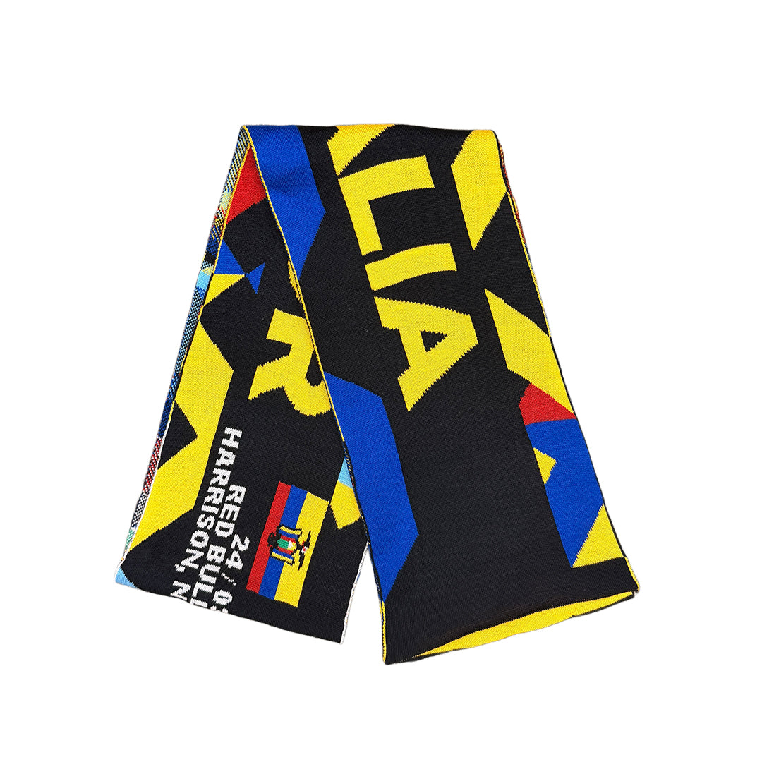 Ecuador vs. Italy Commemorative Scarf (Graphic Yellow Edition)