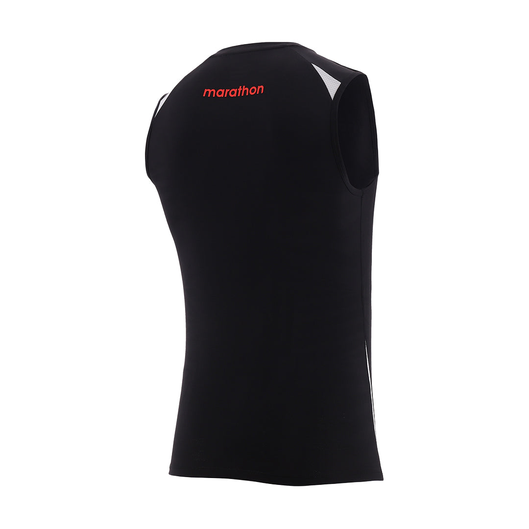 BVD Oficial de Entrenamiento FEF 2026 | Camiseta Sin Mangas Ecuador (Negra)