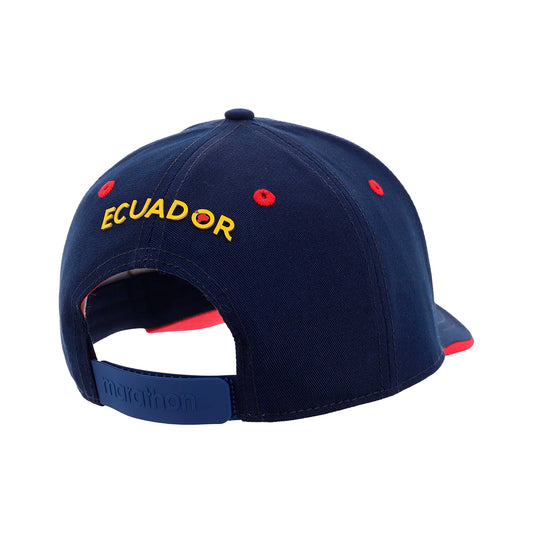 Official Ecuador National Team "Dark Navy Blue" Snapback – Deep Blue & Red Visor