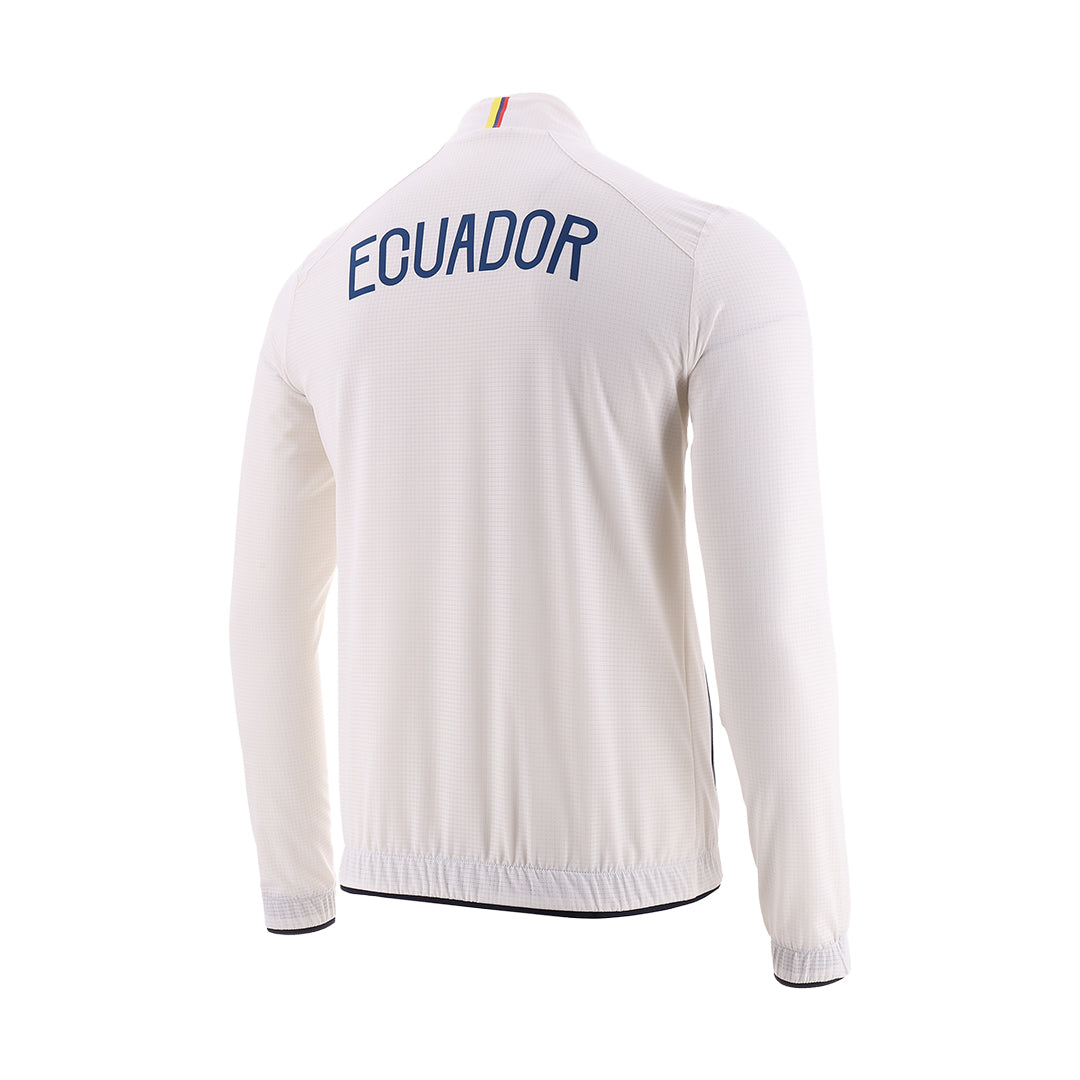 Official Ecuador 2026 World Cup Men's Track Jacket - Marathon Sports White National Team Gear