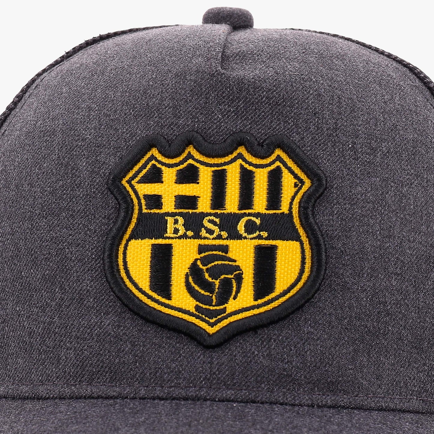 Official Barcelona Sporting Club "Street" Trucker Hat – Charcoal & Yellow