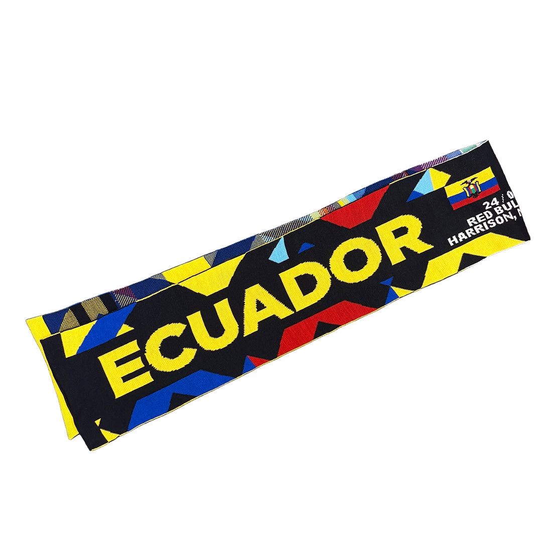 Ecuador vs. Italy Commemorative Scarf (Graphic Yellow Edition)