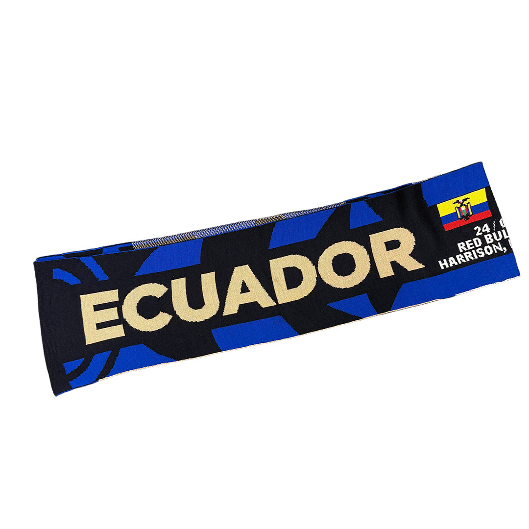 Ecuador vs. Italy Commemorative Scarf (Blue & White Edition)