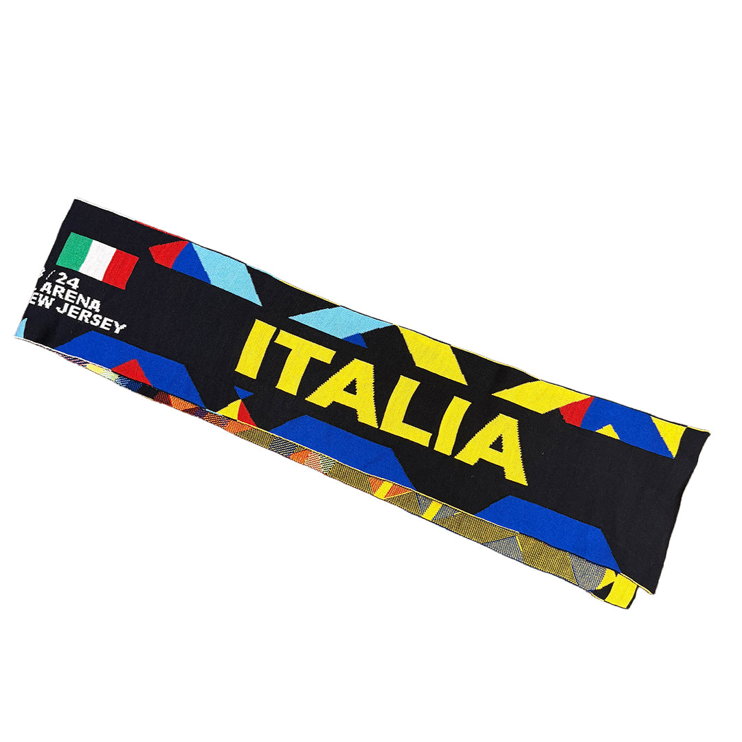 Ecuador vs. Italy Commemorative Scarf (Graphic Yellow Edition)