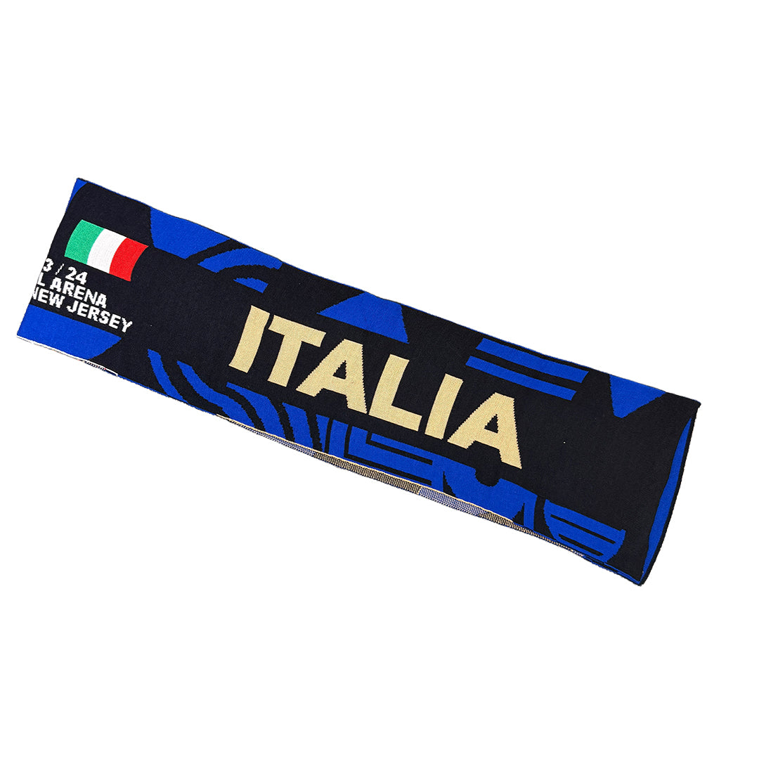 Ecuador vs. Italy Commemorative Scarf (Blue & White Edition)
