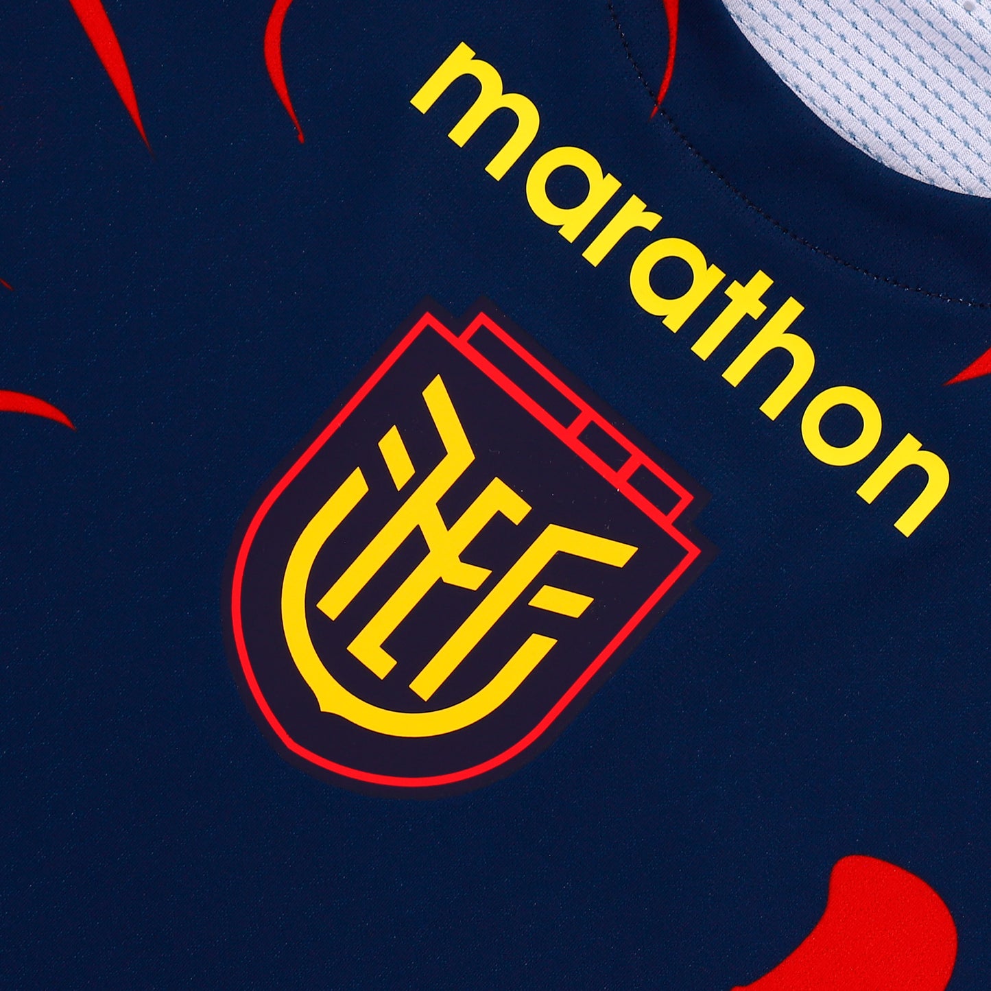 Official Men's Ecuador Pre-Match Jersey 2026 World Cup | Fire & Waves Edition