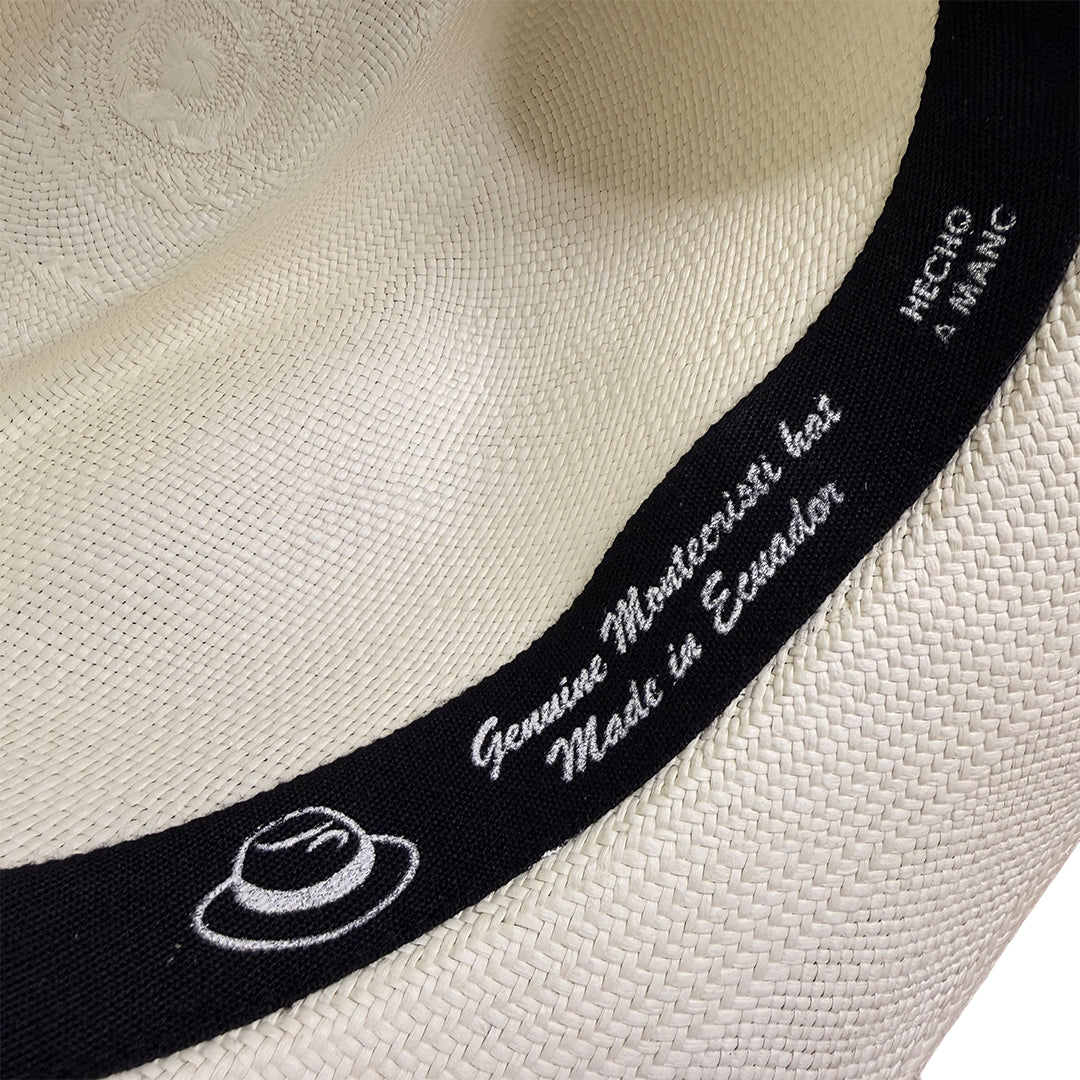 Sombrero Genuino de Paja Toquilla de Montecristi – El Auténtico "Panama Hat" Hecho a Mano en Ecuador