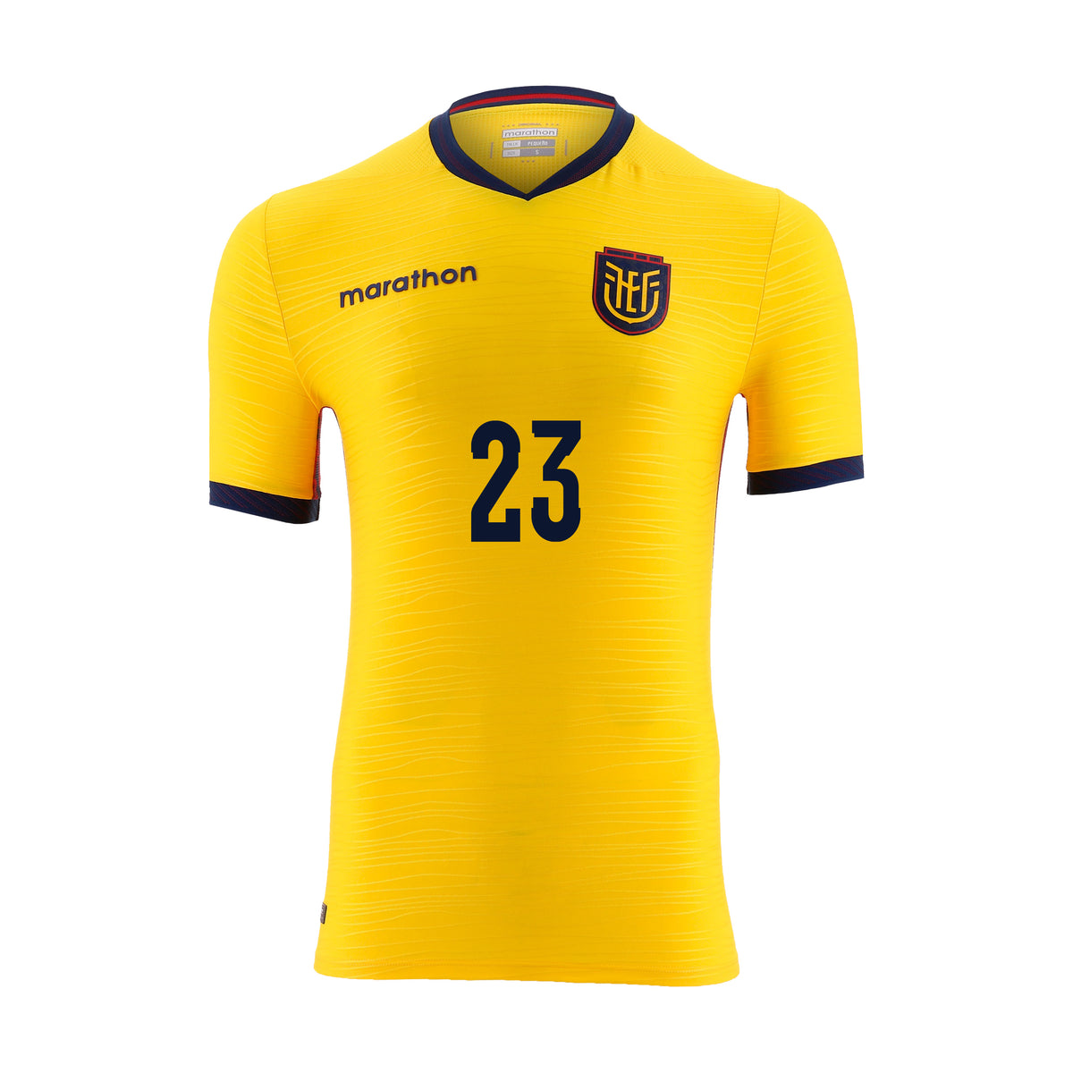 Camiseta Oficial Ecuador - Moisés Caicedo #23 (Edición Limitada Tipografía Mundial)