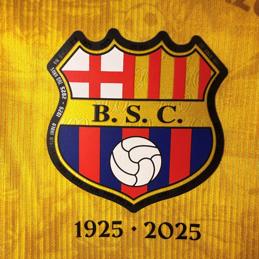 Barcelona SC Centennial Commemorative Jersey – 100 Years Edition Men's with Sponsors