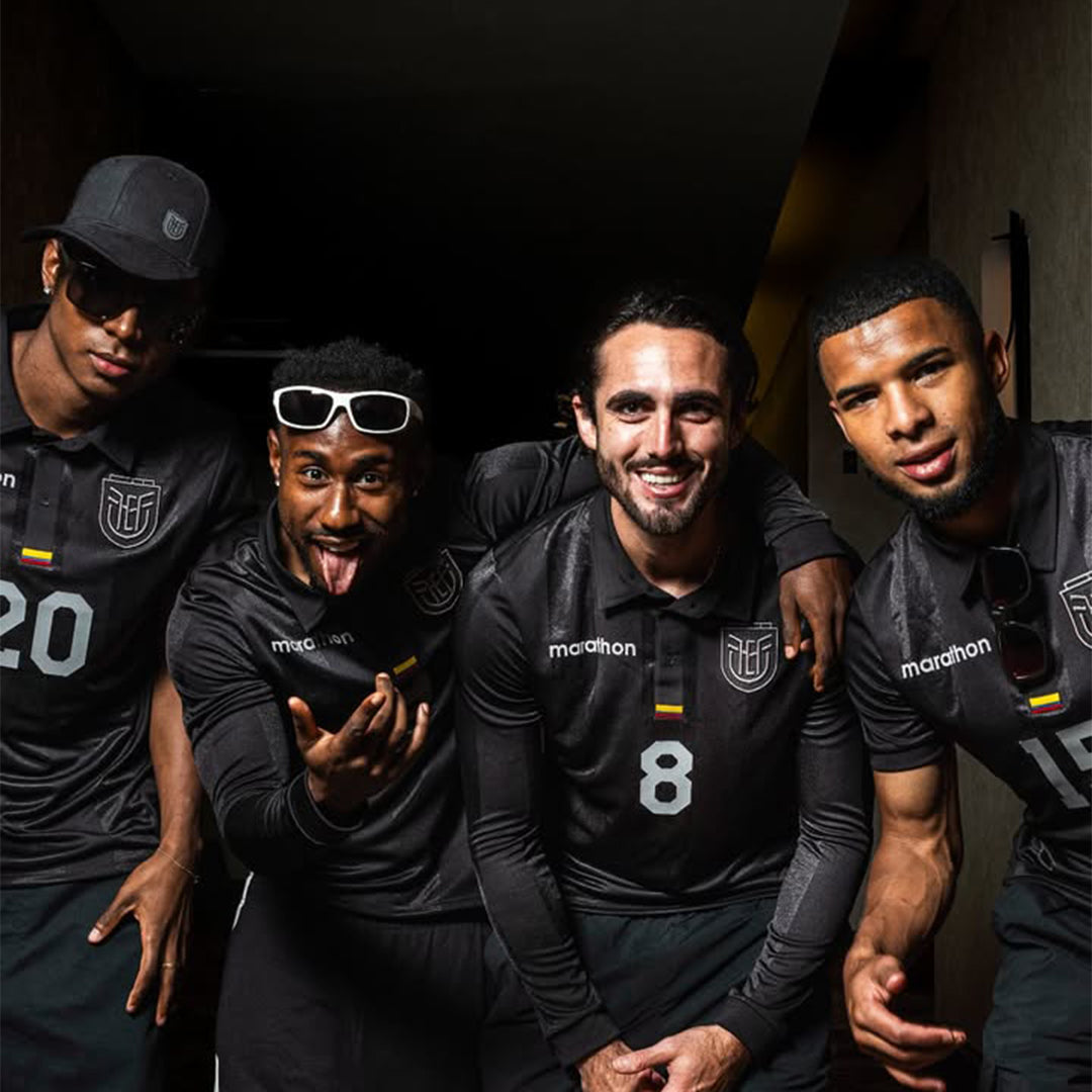 Camiseta Oficial Ecuador FEF 100 Años – Edición Limitada Centenario Negra para Mujer