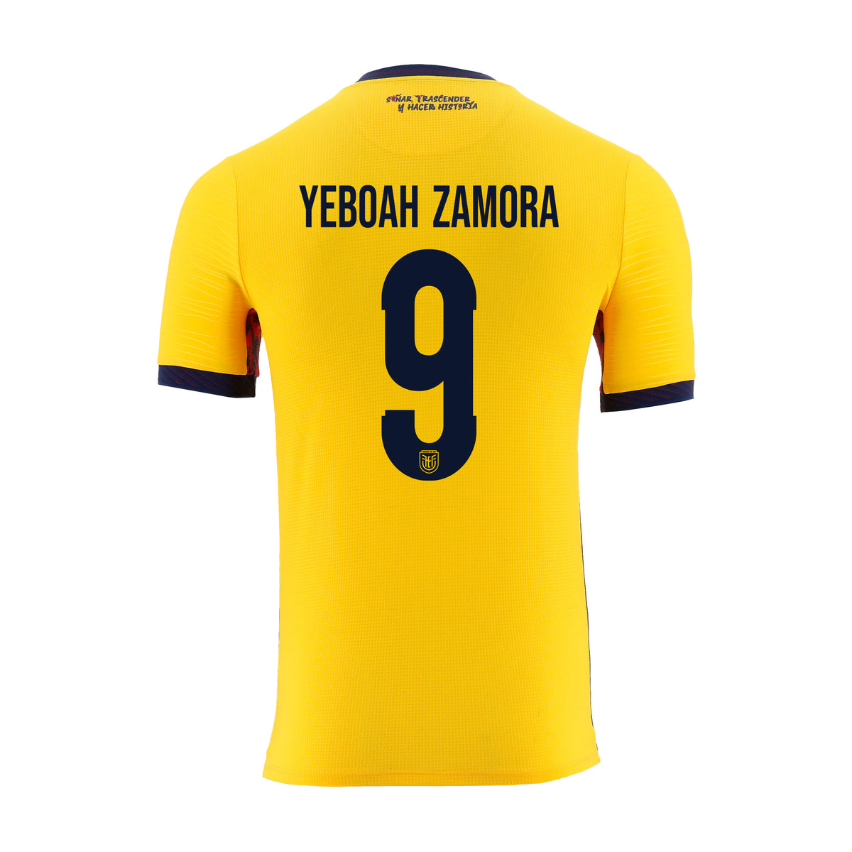 Official Ecuador Jersey - Yeboah Zamora #9 (Limited Edition World Cup Font)