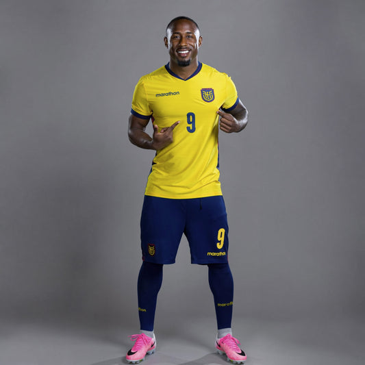 Official Ecuador Jersey - Yeboah Zamora #9 (Limited Edition World Cup Font)
